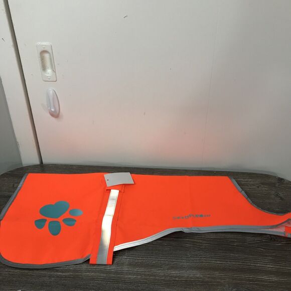 Reflective Dog Hi-Vis Warning Clothing Orange XL Safety Pup XD New - Picture 6 of 8